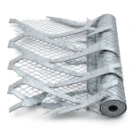 Hot Rolled Expanded Metal Wiremesh Momawaj Shape Wire Diameter 3 mm Width 2.44 m Length 3 m
