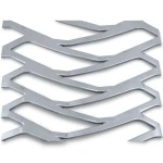 Hot Rolled Expanded Metal Mesh Momawaj Design Thickness 3 mm Width 2.44 m Length 7 m