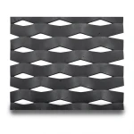 Hot Rolled Expanded Metal Mesh Drie Shape 1.2 mm Thickness 1.22 M Width 1 M Length