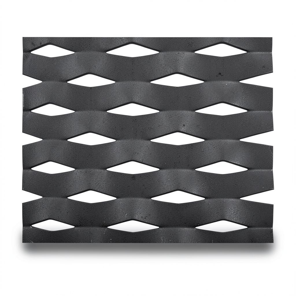 Hot Rolled Expanded Metal Mesh Drie Shape 1.2 mm Thickness 1.22 M Width 1 M Length