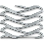 Hot Rolled Expanded Metal Momawaj Shape Wire Diameter 3 mm Size 2.44×6 meter