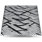 Hot Rolled Expanded Metal Momawaj Thickness 2.7 mm Size 2.44×1 m Black Steel