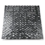 Hot Rolled Expanded Metal Momawaj Thickness 2.7 mm Size 2.44×1 m Black Steel