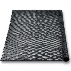 Hot Rolled Expanded Metal Mesh Momawaj Thickness 2.7 mm Size 2.44×5 m Black Steel