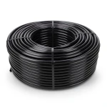 HDPE Plastic Coil Pipe PN 3.2 Bar PE 80 OD 75 mm Black Color