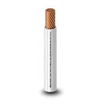 كابل نحاس THHN/THWN عزل PVC 105°C مقاس 3.31 مم² قطر 3.4 مم 600 فولت طول 300 قدم أبيض PVC 105 | شركة الفنار