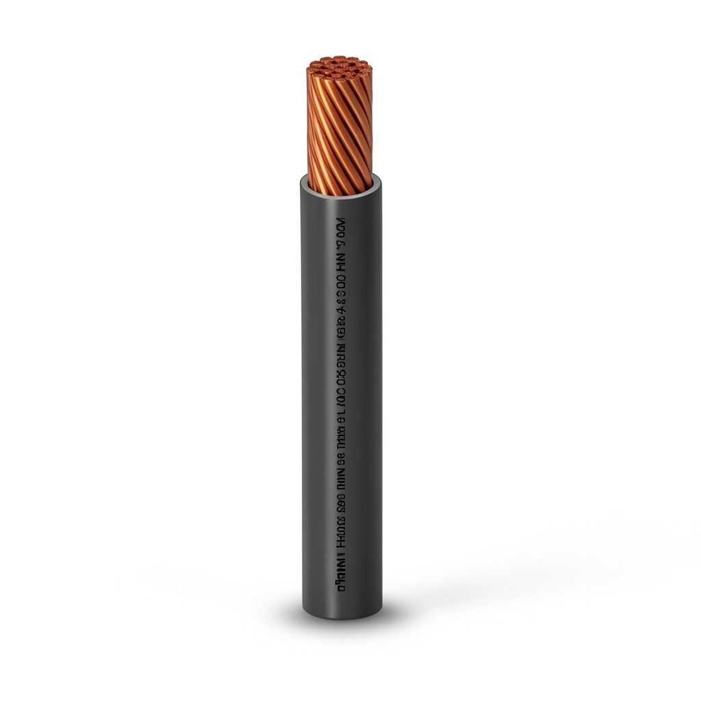 THHN/THWN Copper Cable PVC 105°C Insulation 3.31 mm² Diameter 3.4 mm 600 Volt 300 Feet Black | Al Fanar