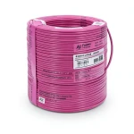 كابل نحاس THHN/THWN مقاس 3.31 مم² عزل PVC 105°C لون زهري قطر 3.4 مم 600 فولت طول 300 قدم | شركة الفنار