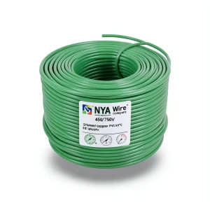 سلك 25 مم NYA 450/750 فولت، نحاس مجدول PVC عزل 90°C، أخضر | شركة كابلات الشرقية للصناعة
