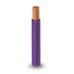 كابل نحاس THHN/THWN عزل PVC 105°C مقاس 3.31 مم² قطر 3.1 مم 600 فولت طول 250 قدم بنفسجي | شركة الفنار