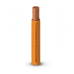 كابل نحاس THHN/THWN عزل PVC 105 درجة مئوية مقاس 3.31 مم² قطر 3.1 مم 600 فولت طول 500 قدم لون برتقالي | شركة الفنار