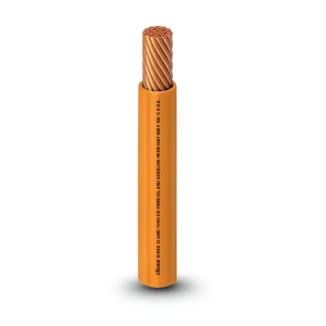 كابل نحاس THHN/THWN معزول PVC 105°C مقاس 3.31 مم² 600 فولت طول 300 قدم برتقالي | شركة الفنار