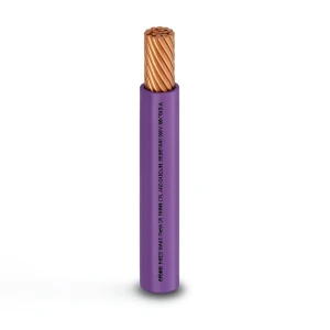 THHN/THWN Copper Cable PVC 105°C Insulation 5.26 mm² 3.9 mm Diameter 600 V 300 Ft Purple PVC 105 | Al Fanar