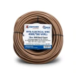 16mm NYA Electrical Wire 450/750 volts, Stranded Copper PVC 90°C Insulation, Brown | Asharqiyah Cables Company for Industry
