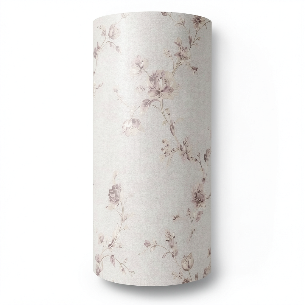 Floral Wallpaper Pale Beige Color 10m x 1.06m, Model 5945
