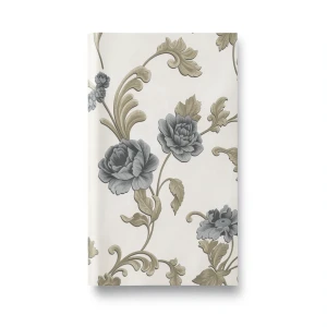 Italian Floral Wallpaper 10 m x 0.73 m Light Beige, Model 56901