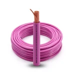 كابل نحاس THHN/THWN معزول بمادة PVC 105°C مقاس 3.31 مم² قطر 3.4 مم 600 فولت طول 250 قدم لون زهري | شركة الفنار