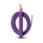 كابل نحاس THHN/THWN معزول PVC 105 درجة مئوية مقاس 5.26 مم² قطر 3.9 مم 600 فولت طول 250 قدم بنفسجي PVC 105 | شركة الفنار