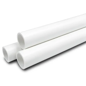 UPVC Pipes Sewage Systems Outside Diameter 200 mm Thickness 5.9 mm White