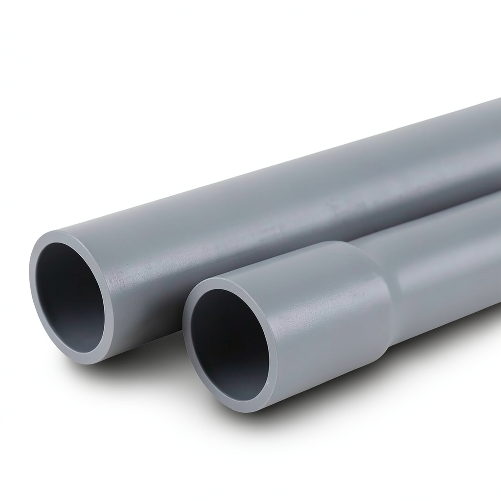 UPVC Pipes Nominal Pressure 10 Bar Outside Diameter 280 mm Thickness 13.40 mm Gray
