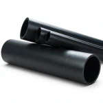 انابيب بلاستيك HDPE ضغط 4 بار PE 80، قطر خارجي 900 مم، سماكة 34.4 مم، اسود