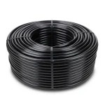 لفة بلاستيك HDPE ضغط 3.2 بار PE 80 قطر خارجي 75 مم لون أسود