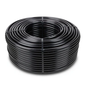 لفة بلاستيك HDPE ضغط 3.2 بار PE 80 قطر خارجي 75 مم لون أسود