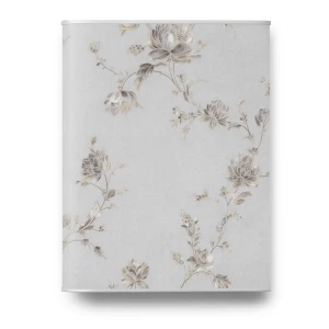 Floral Wall Decoration Pale Gray, 10m x 1.06m, Model 5942