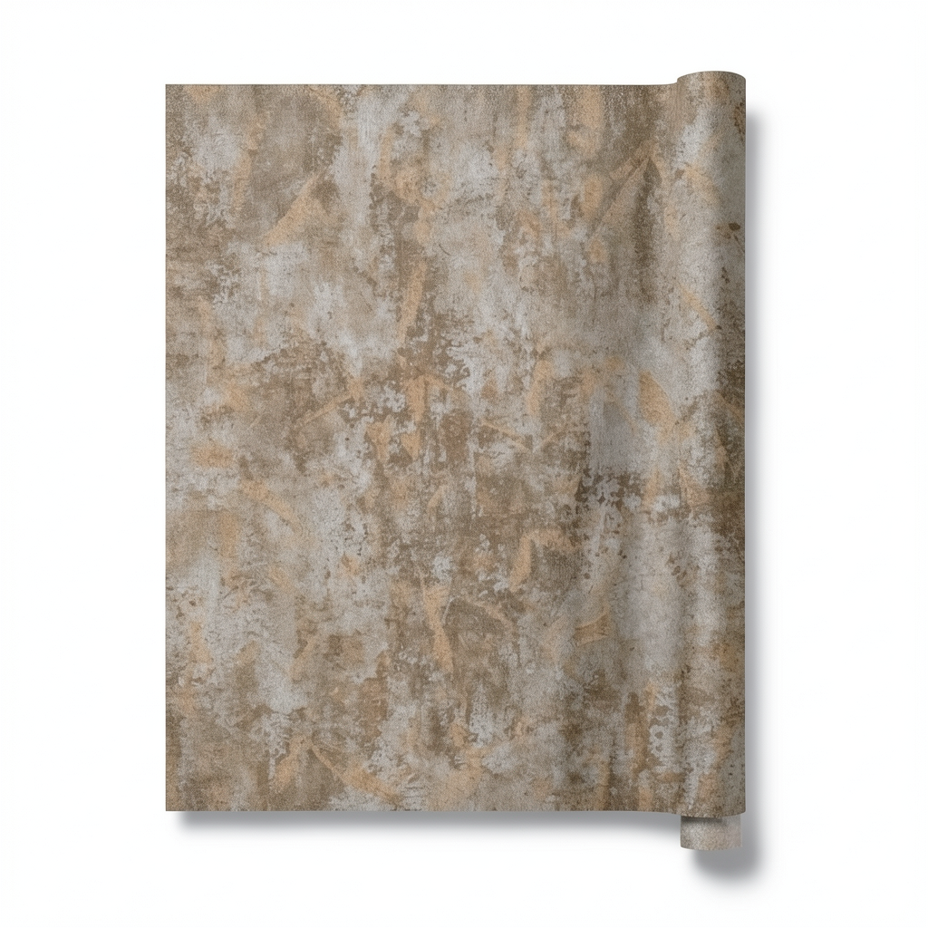 Italian Wallpaper Pattern Design 10m x 1.06m, Brown Color, Model 41352