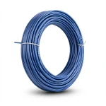 سلك مفرد نحاس مرن 0.5 ملم² 600/1000 فولت مغطى بالقصدير عزل PVC أزرق | شركة الفنار