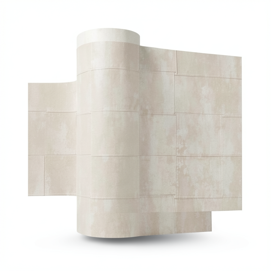 Modern Italian Wallpaper 10m x 0.53m Beige, Model 41247