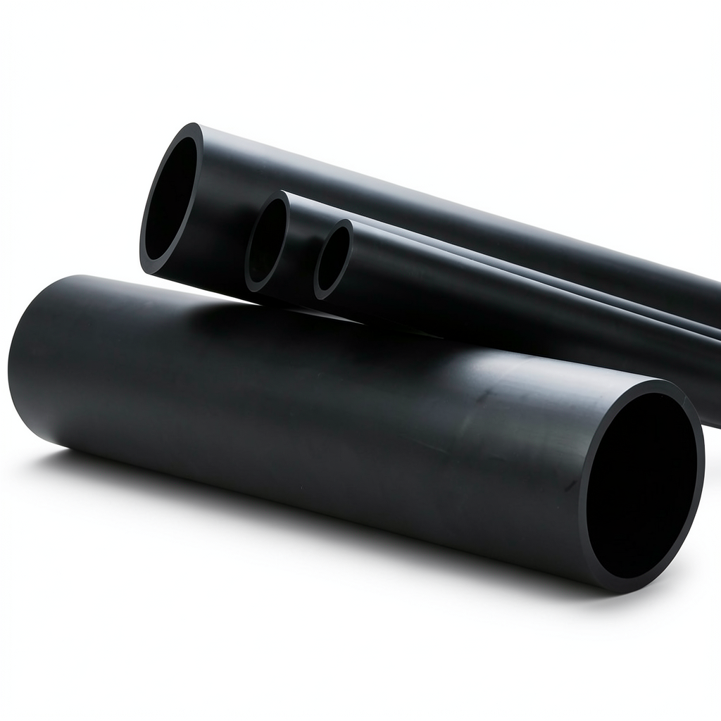 HDPE Pipe Nominal Pressure 3.2 Bar PE 80 OD 160 mm Black Color