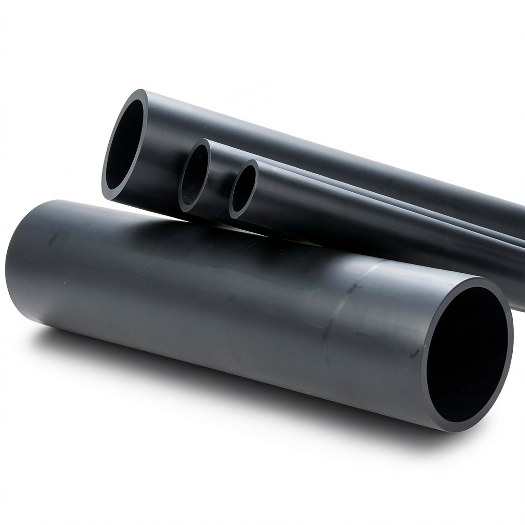 HDPE Pipe Nominal Pressure 3.2 Bar PE 80 OD 225 mm Black