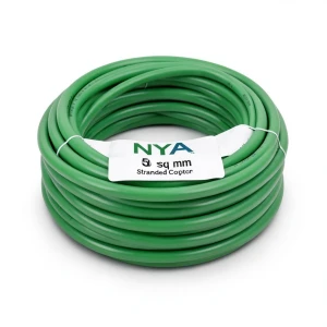 سلك 50 ملم 450/750 فولت NYA، نحاس مجدول عزل PVC 90°C، اخضر | شركة كابلات الشرقية للصناعة