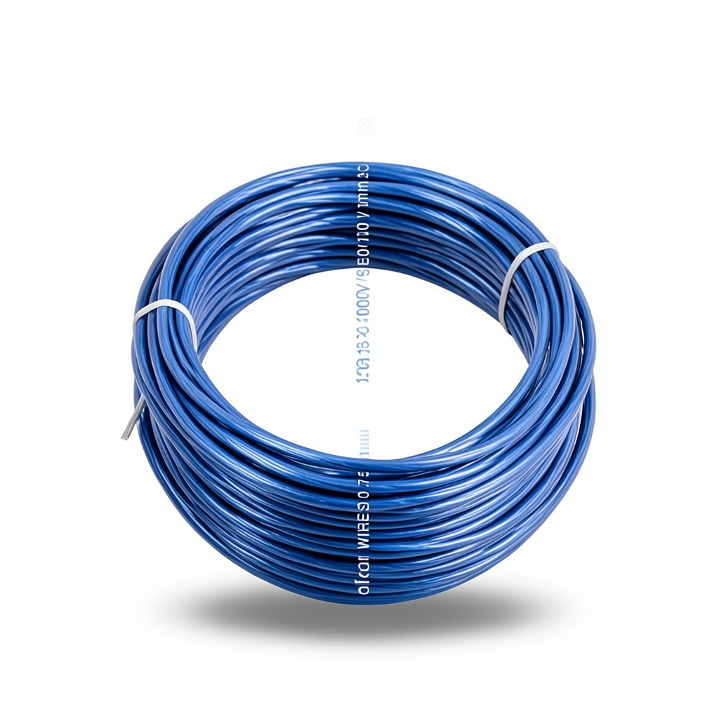 Single Electric Wire 16sq mm 600/1000 volts, Tinned Conductor, PVC Insulation, Blue Color | Al Fanar