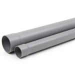 UPVC Pipe for Sewerage Systems PN 16 Bar Outside Diameter 50 mm Thickness 3.7 mm Gray Color