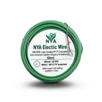سلك كهرباء 150 مم2 NYA 450/750 فولت نحاس مجدول عزل PVC 90°C لون اخضر | شركة كابلات الشرقية للصناعة