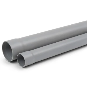 UPVC Pipe for Sewerage Systems Nominal Pressure 16 Bar Outside Diameter 75 mm Thickness 5.6 mm Grey Color