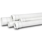 UPVC Plastic Pipe for Sewerage Systems 25 mm Size 2.3 mm Thickness 20 Bar Pressure White