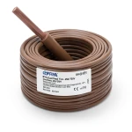 سلك كهرباء 150 ملم2 NYA 450/750 فولت، نحاس مجدول عزل PVC 90°C، بني | شركة كابلات الشرقية للصناعة
