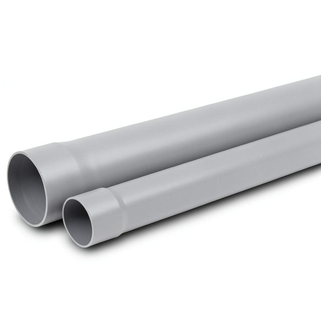 UPVC Pipe PN 12 Bar Size 1 ½ inch Thickness 3 mm Gray Color
