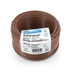سلك كهرباء 16 مم NYA 450/750 فولت، نحاس مجدول عزل PVC 90°C، بني | شركة كابلات الشرقية للصناعة