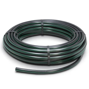 لفة أنابيب بلاستيك HDPE ضغط 12.5 بار PE 80 قطر خارجي 75 مم SDR 11 لون أسود