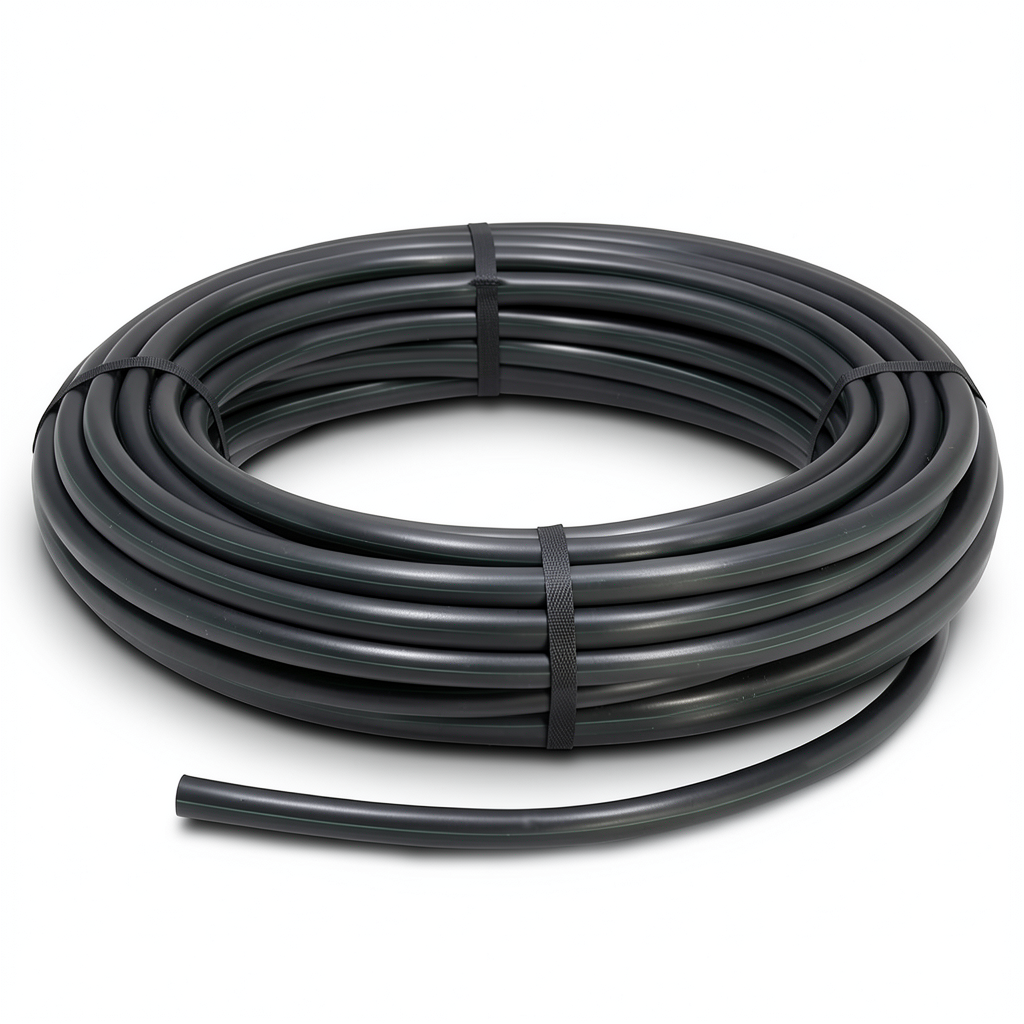 HDPE Coil Pipe Nominal Pressure 12.5 Bar PE 80 Outside Diameter 110 mm SDR 11 Black