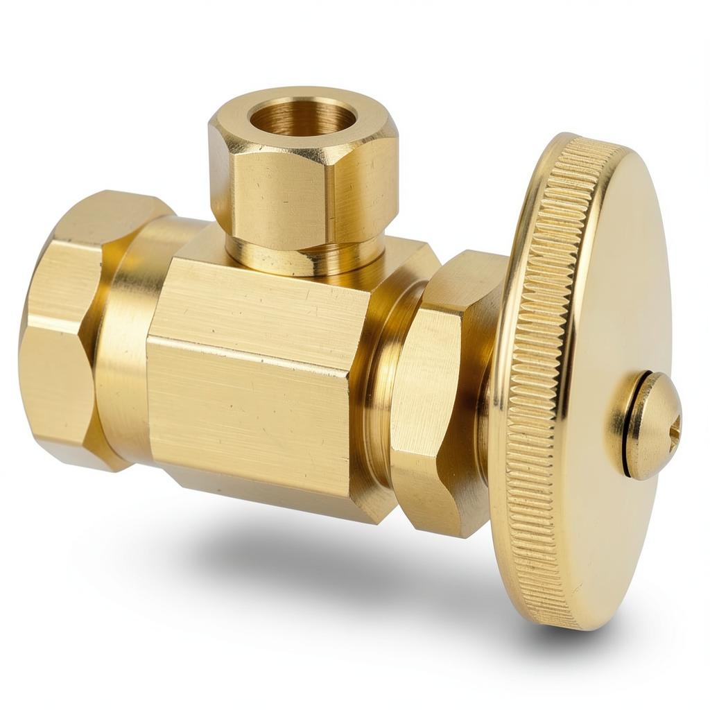 BrassCraft OR17C 1/2" x 3/8" OD Brass Angle Stop