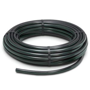 HDPE Polyethylene Plastic Coil Pipe 12.5 Bar Pressure PE 80, 160 mm Diameter SDR 11 Black