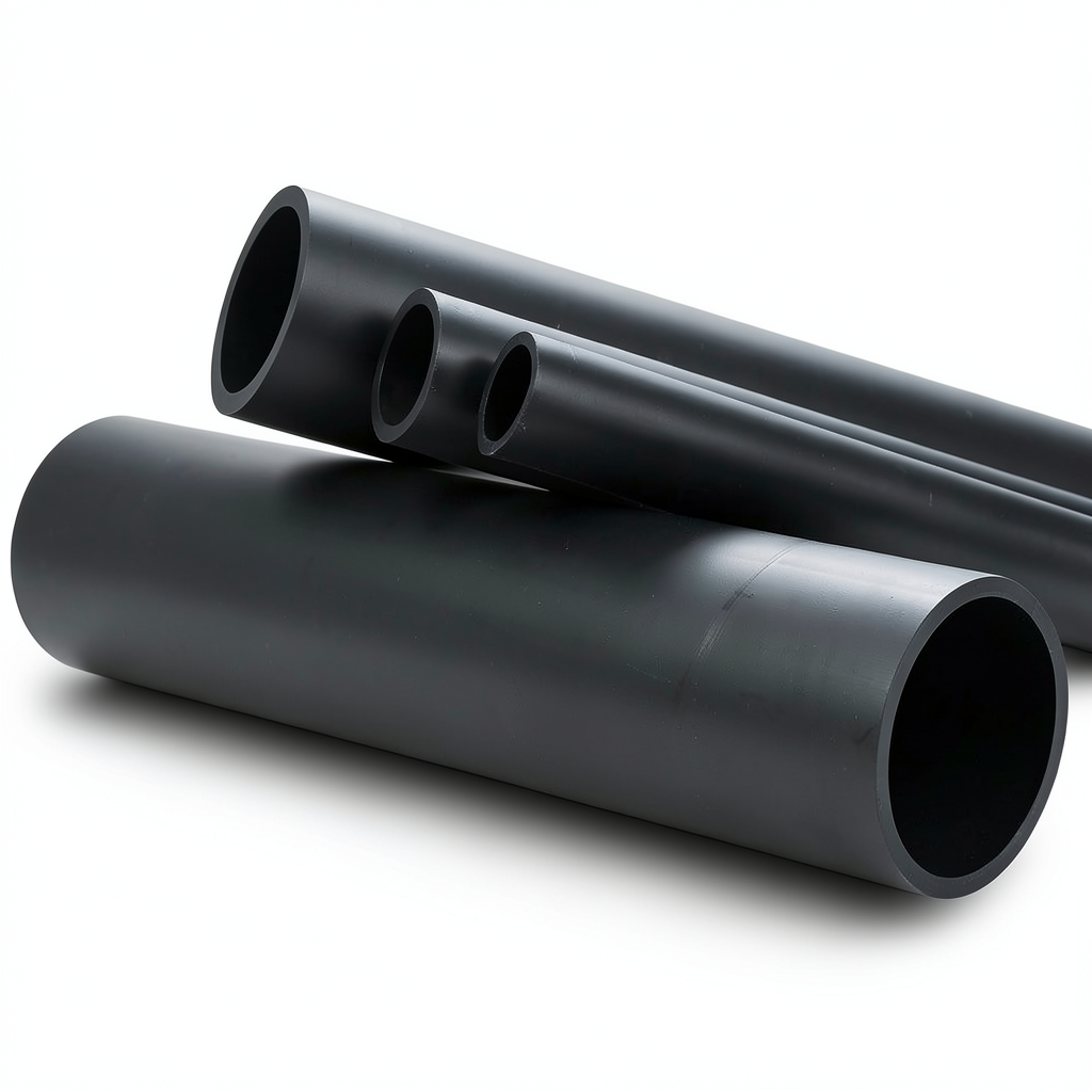 HDPE Pipe Nominal Pressure 3.2 Bar PE 80 Outside Diameter 280 mm Black