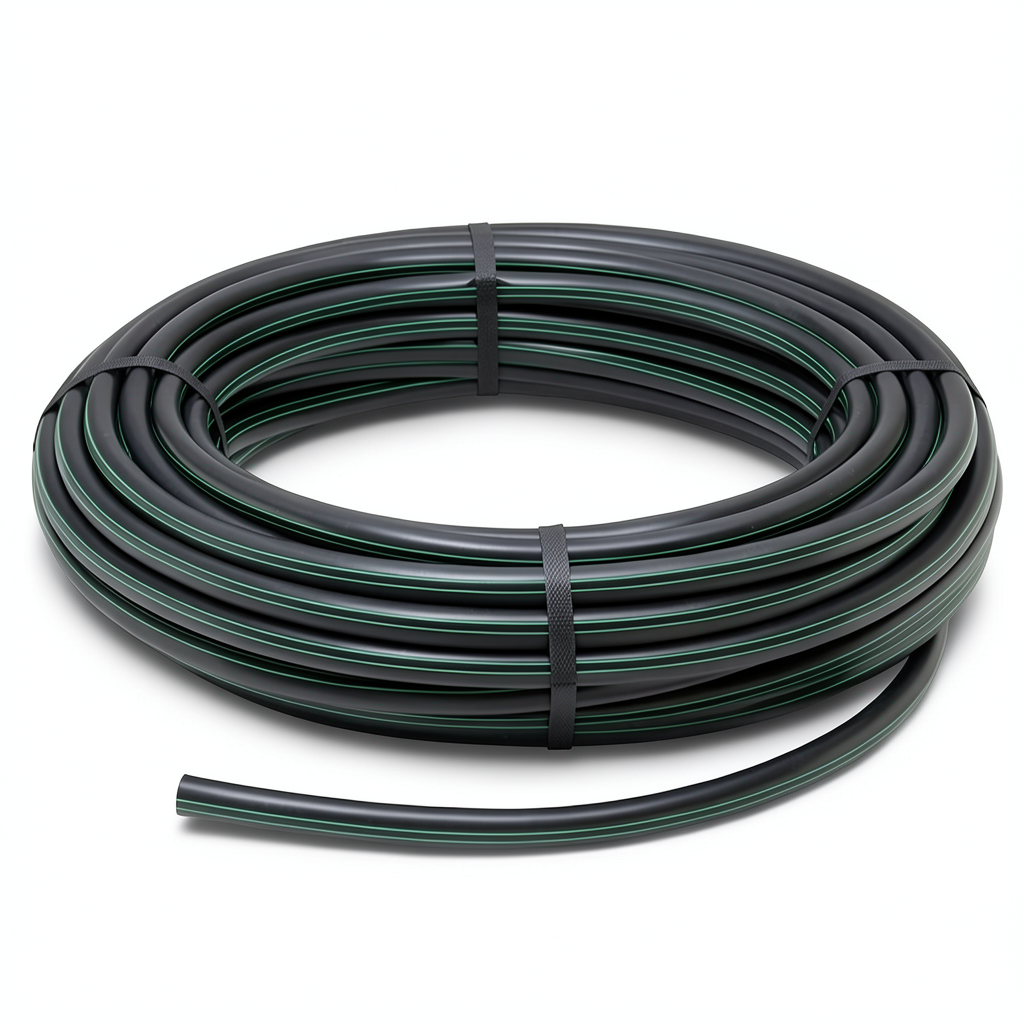 HDPE Polyethylene Coil Pipe PN 16 Bar PE 80 25 mm SDR 9 Black