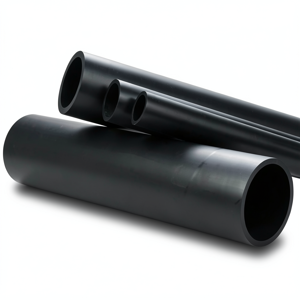 HDPE Pipe Nominal Pressure 3.2 Bar PE 80 OD 400 mm Black