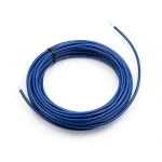 Flexible Single Electrical Wire 1sq mm 600/1000 volts, Tinned Copper Conductor, PVC Insulation, Blue Color | Al Fanar